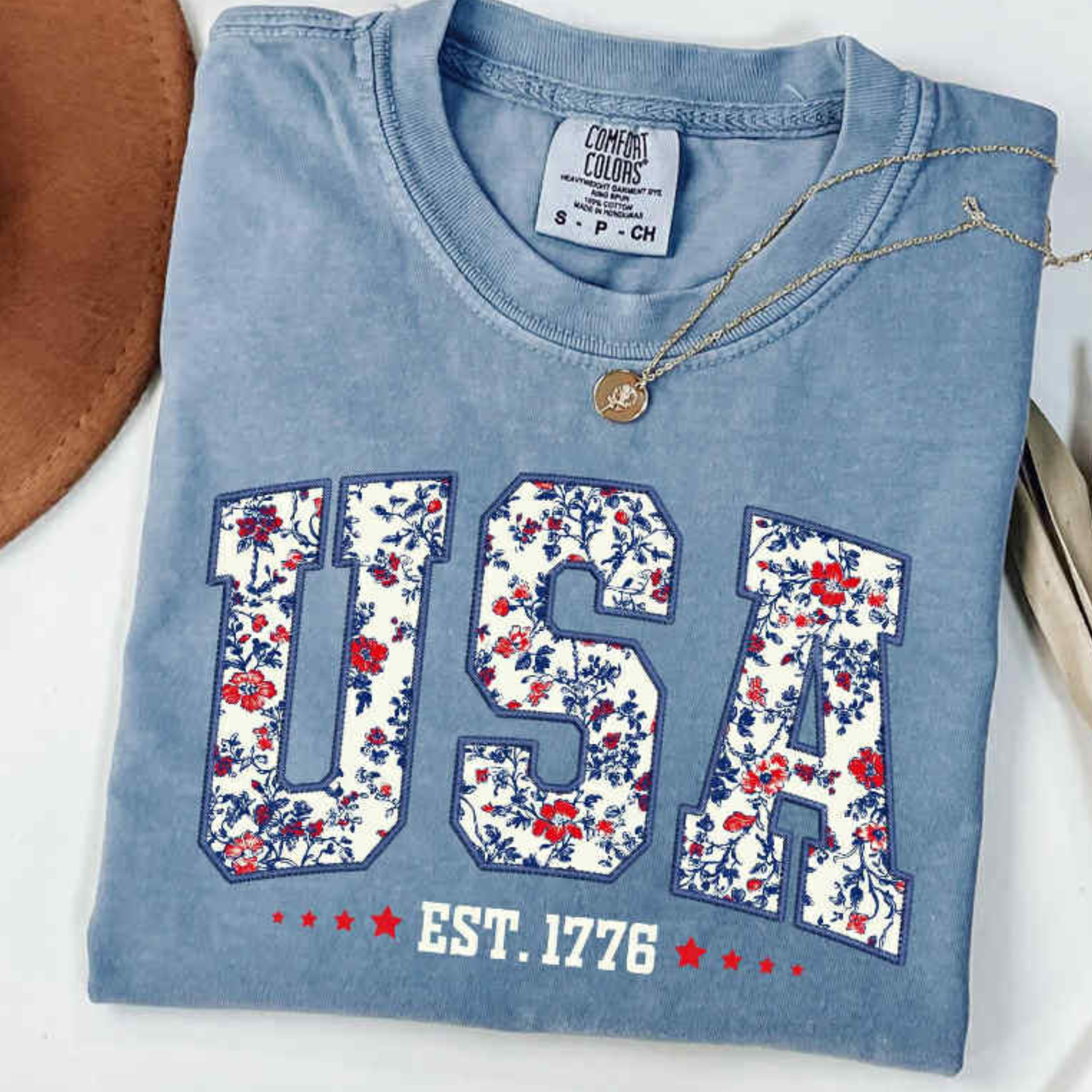 USA: Faux Embroidery