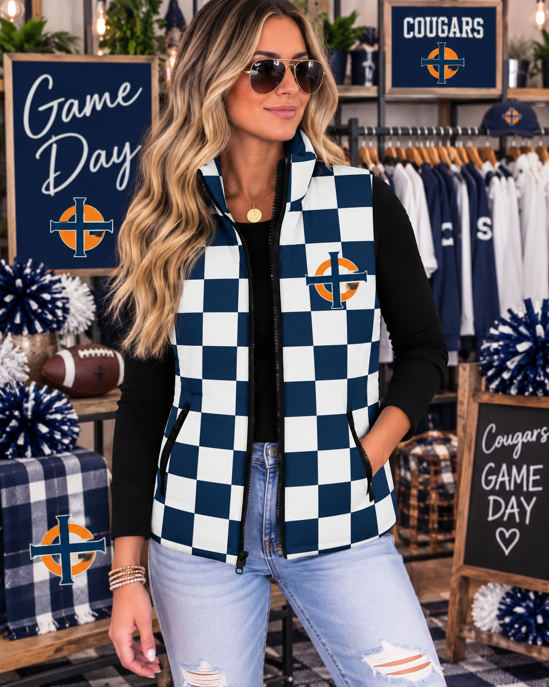VEST PREORDER: Gross Catholic Cougars