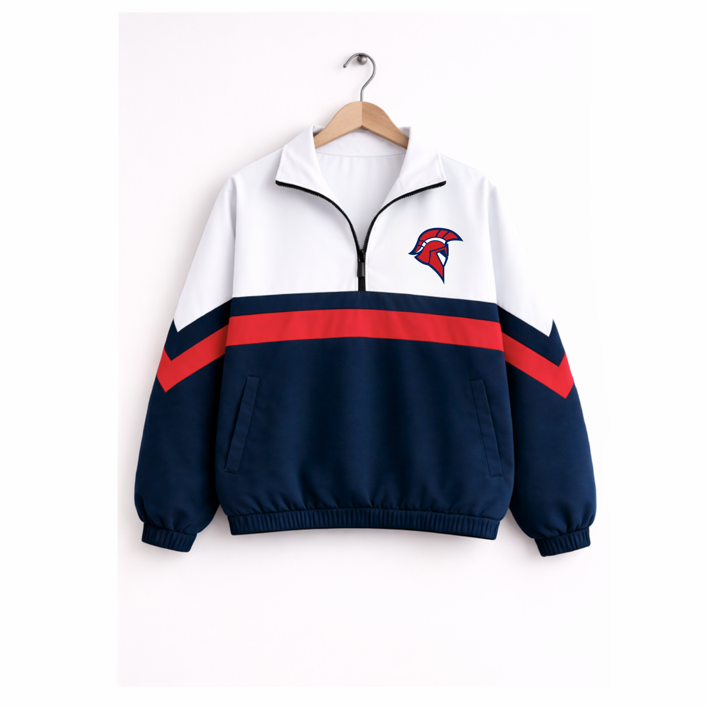 IN STOCK: Platteview Trojans Windbreaker