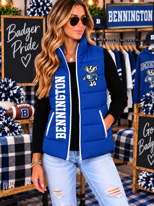 VEST PREORDER: Bennington Badgers