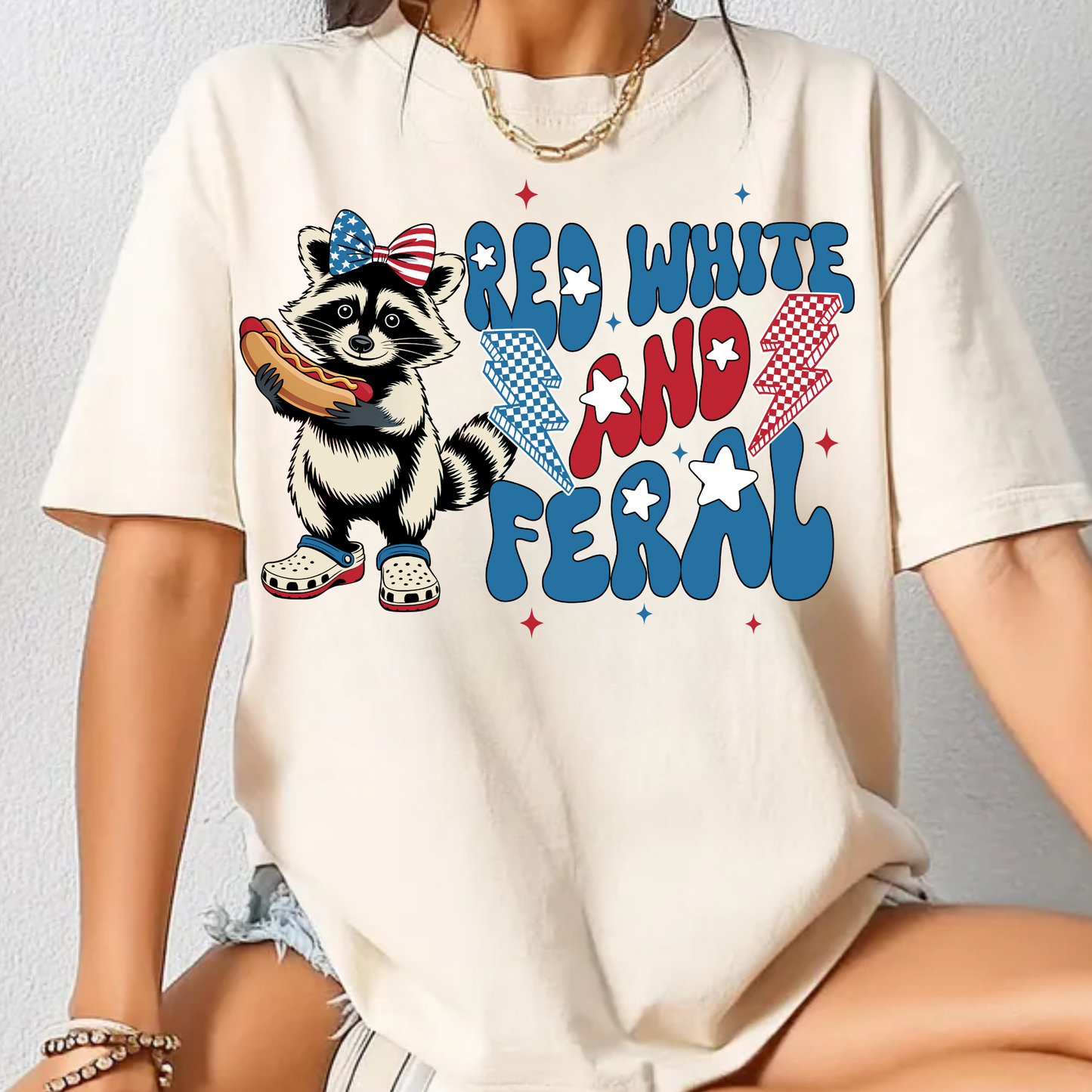 Red, White, & Feral (Bow)