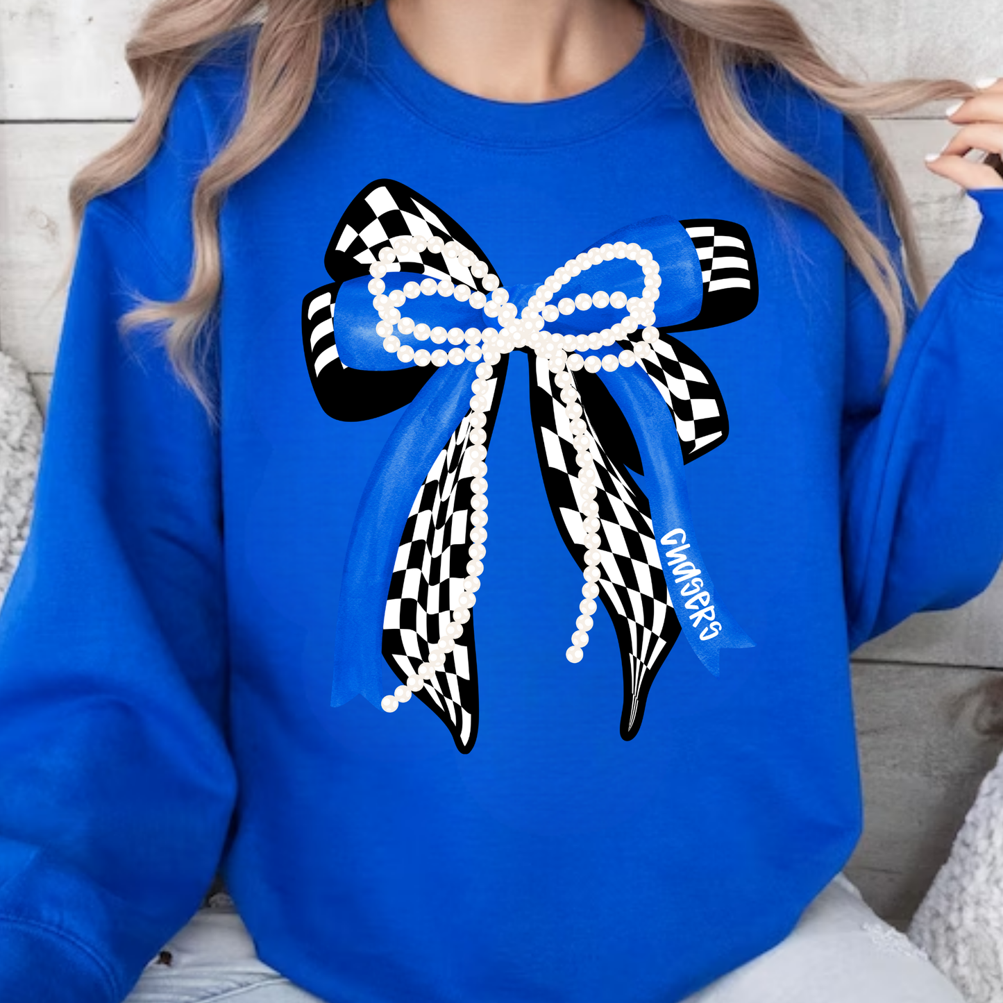 Chasers Checkered Bow