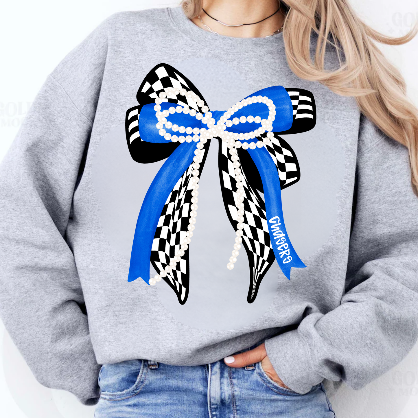 Chasers Checkered Bow