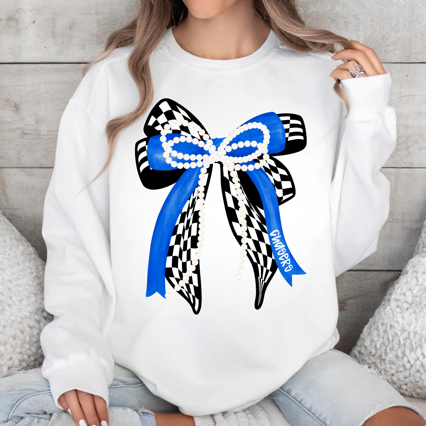 Chasers Checkered Bow