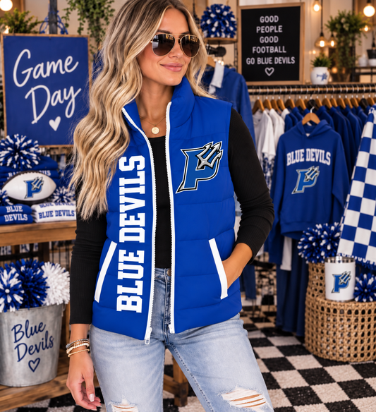 VEST PREORDER: Plattsmouth Blue Devils