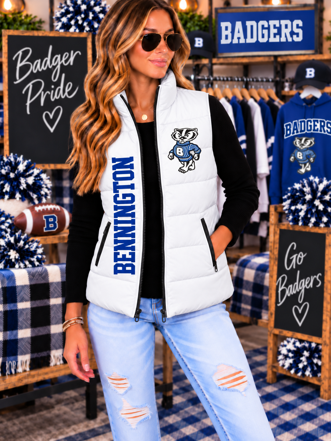 VEST PREORDER: Bennington Badgers