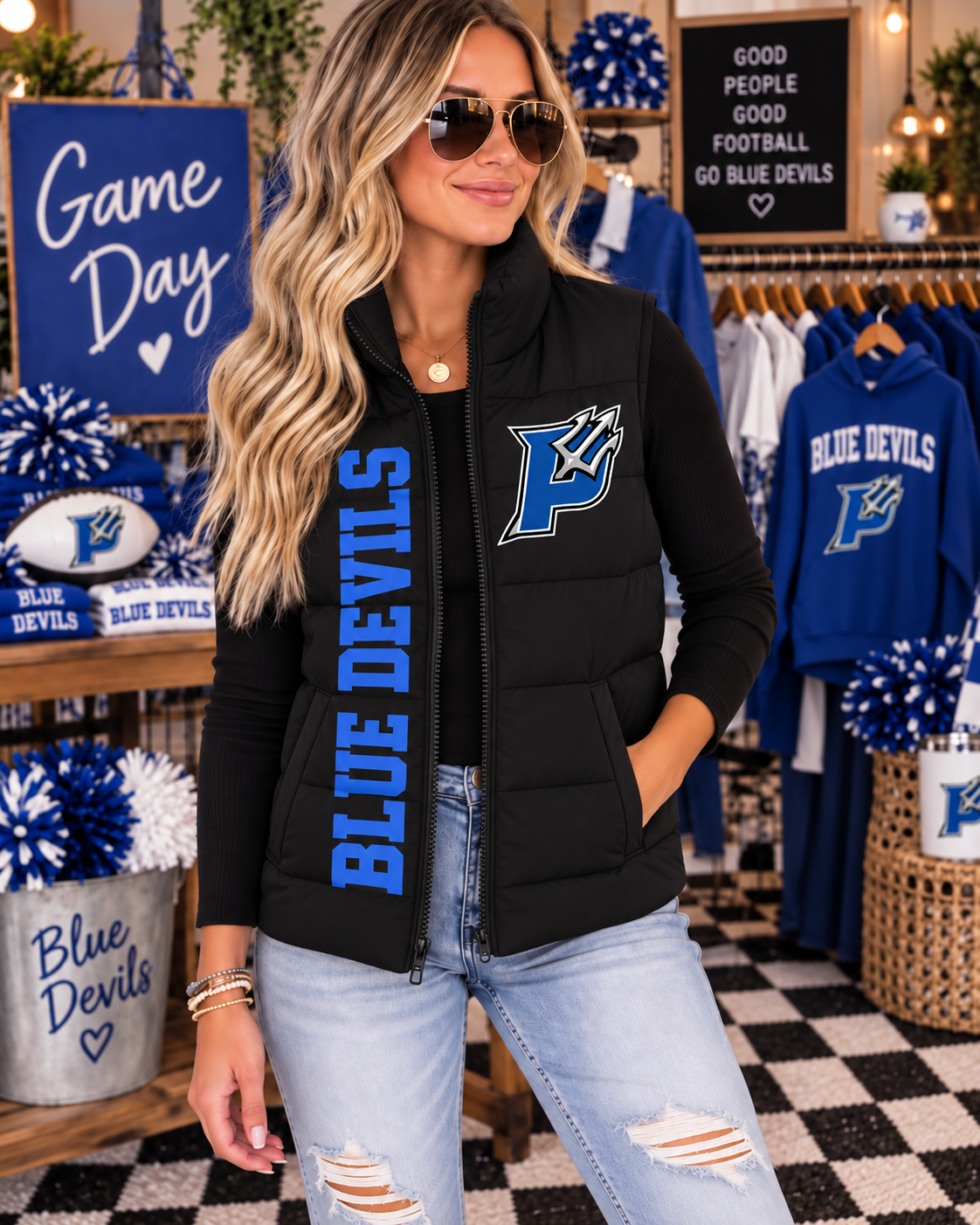 VEST PREORDER: Plattsmouth Blue Devils