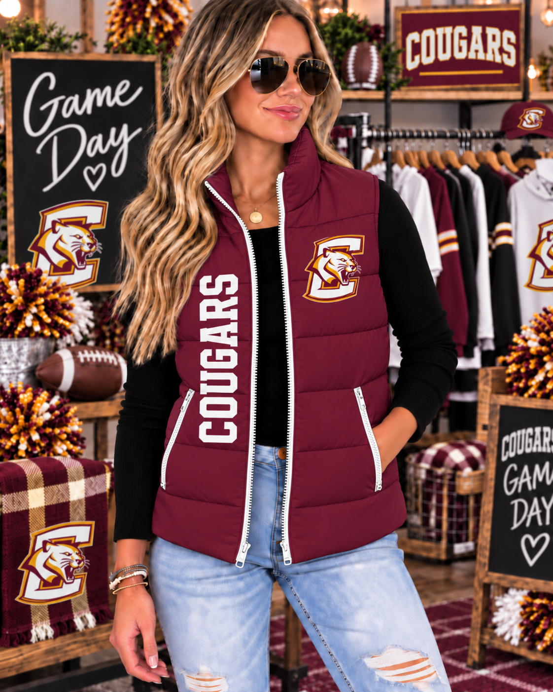 VEST PREORDER: Conestoga Cougars