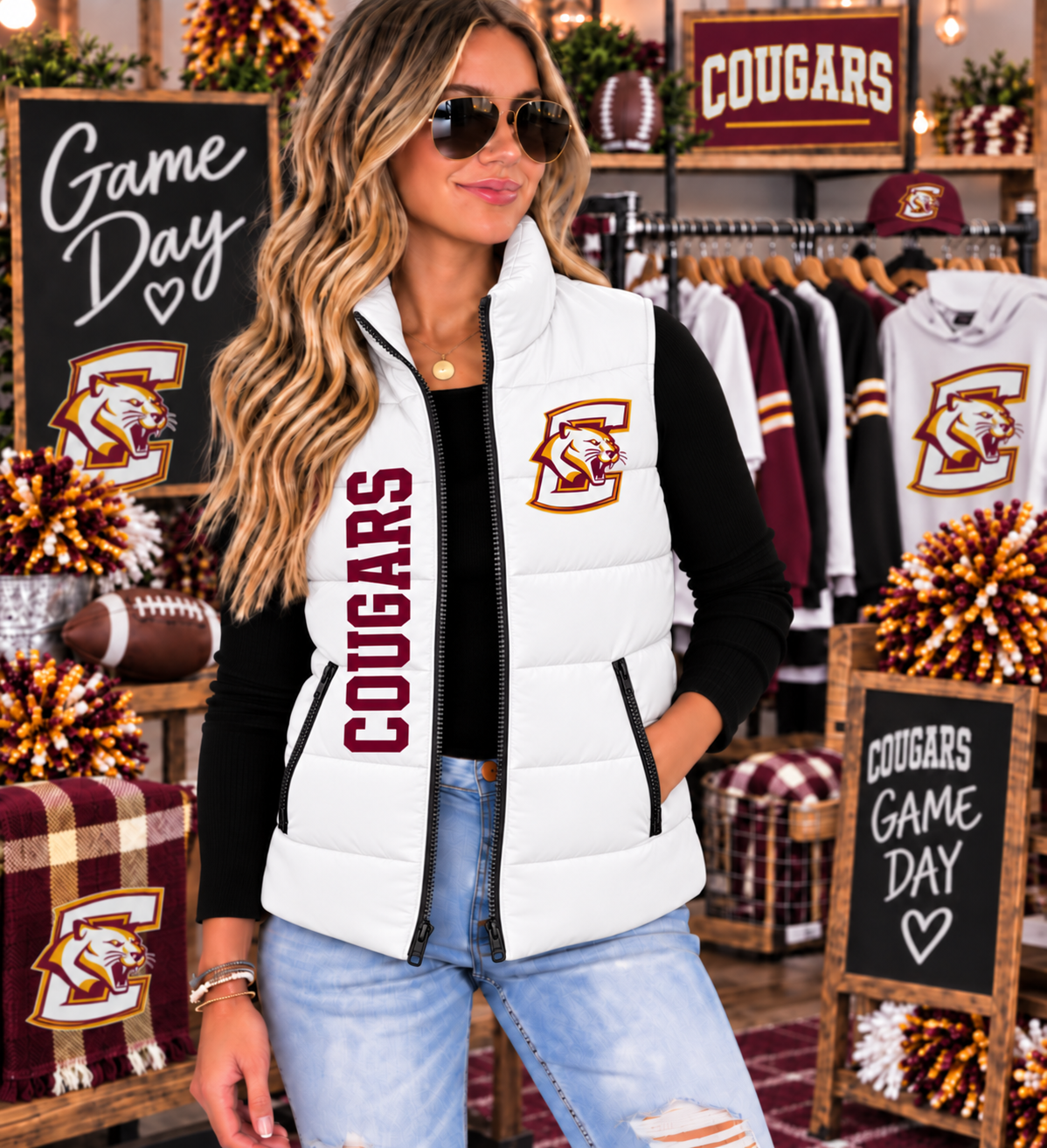 VEST PREORDER: Conestoga Cougars