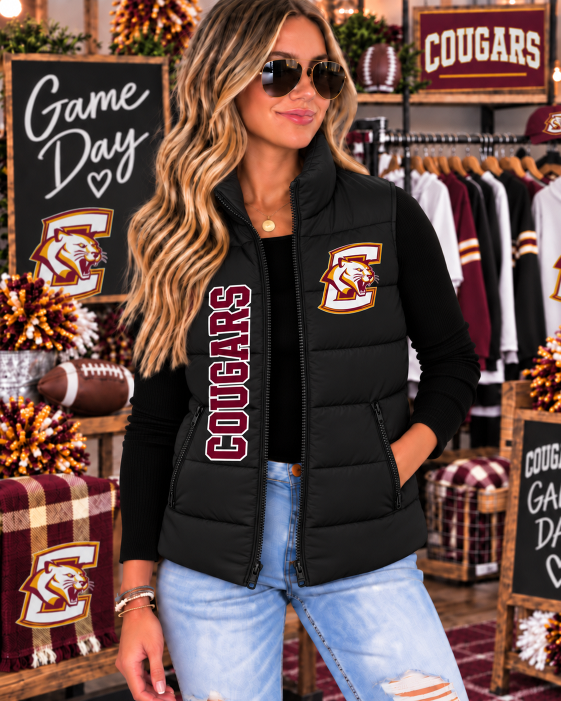 VEST PREORDER: Conestoga Cougars