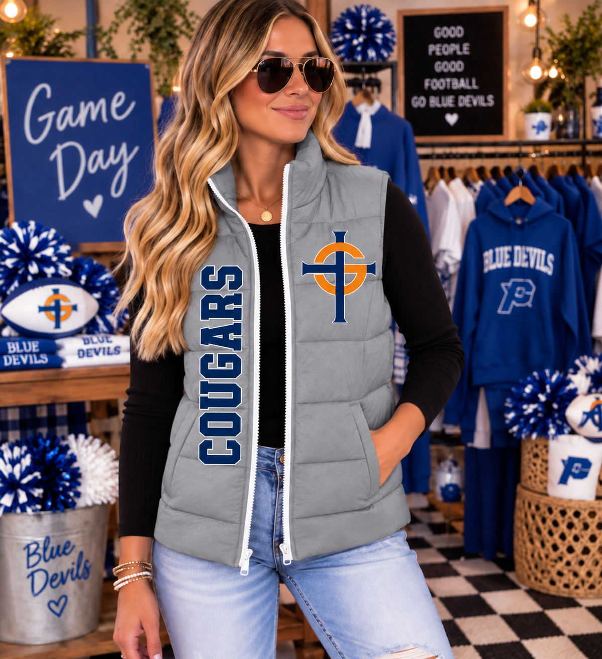 VEST PREORDER: Gross Catholic Cougars