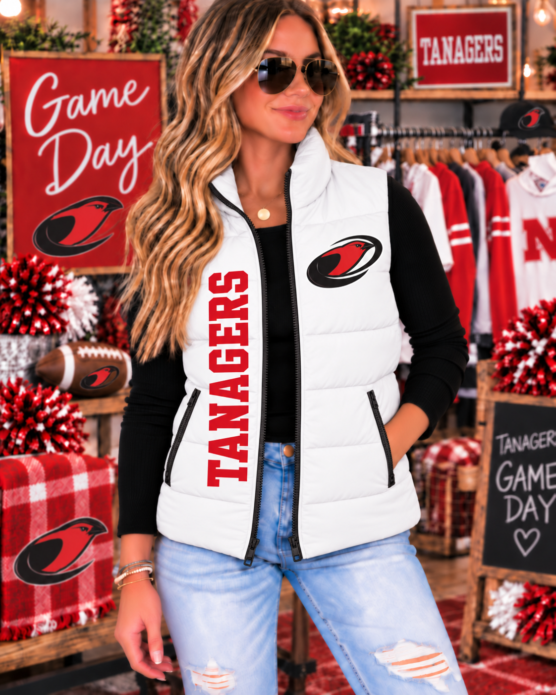 VEST PREORDER: Vermillion Tanagers