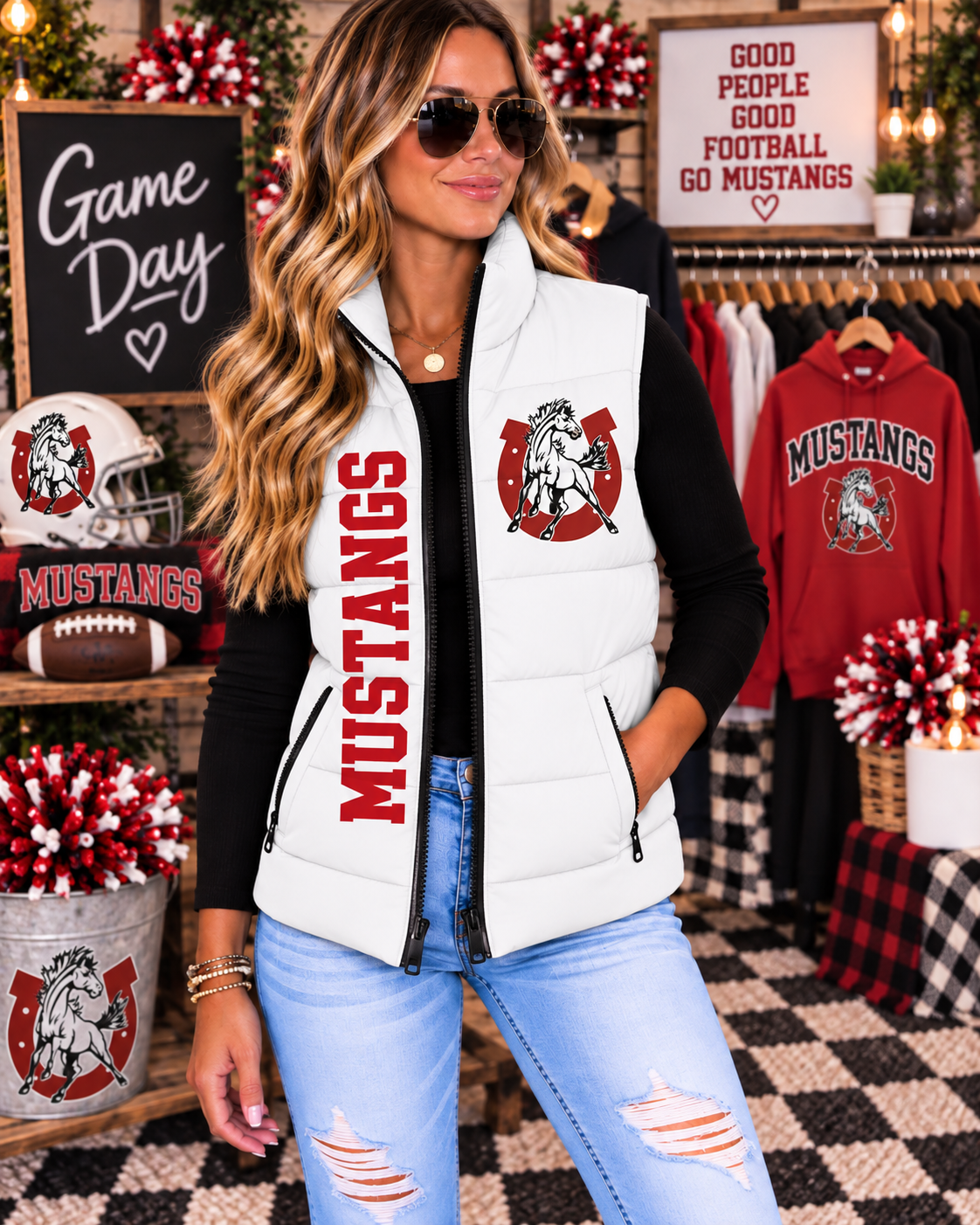 VEST PREORDER: Meridian Mustangs