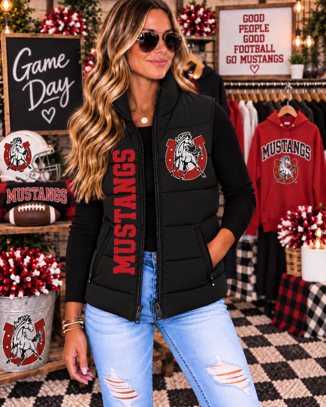 VEST PREORDER: Meridian Mustangs