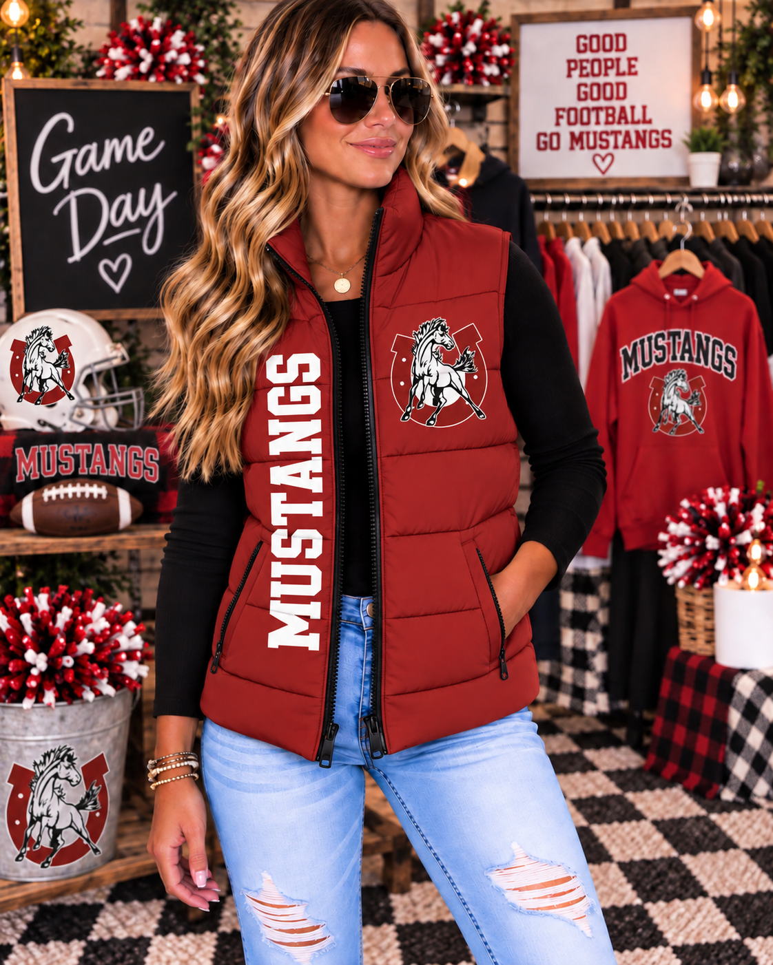 VEST PREORDER: Meridian Mustangs