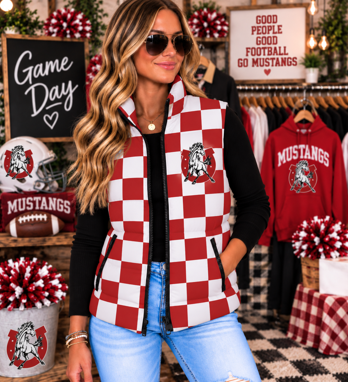 VEST PREORDER: Meridian Mustangs