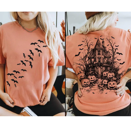 Halloween Scene (Front & Back)