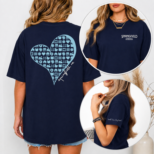 SCF: Heart (Navy)