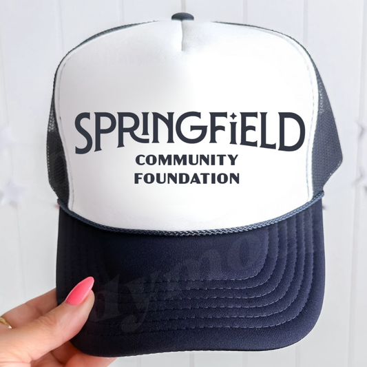 SCF: Navy Hat w/Blue Block Logo