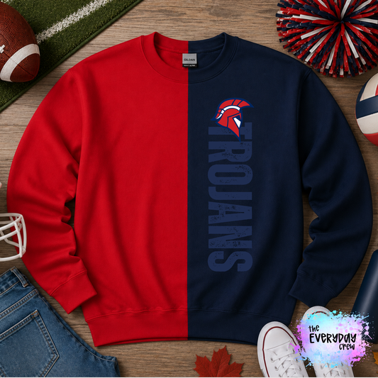 Split Crew: Trojans Vertical Distressed