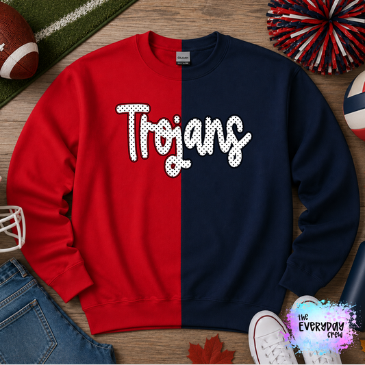 Split Crew: Trojans Polk-a-dots