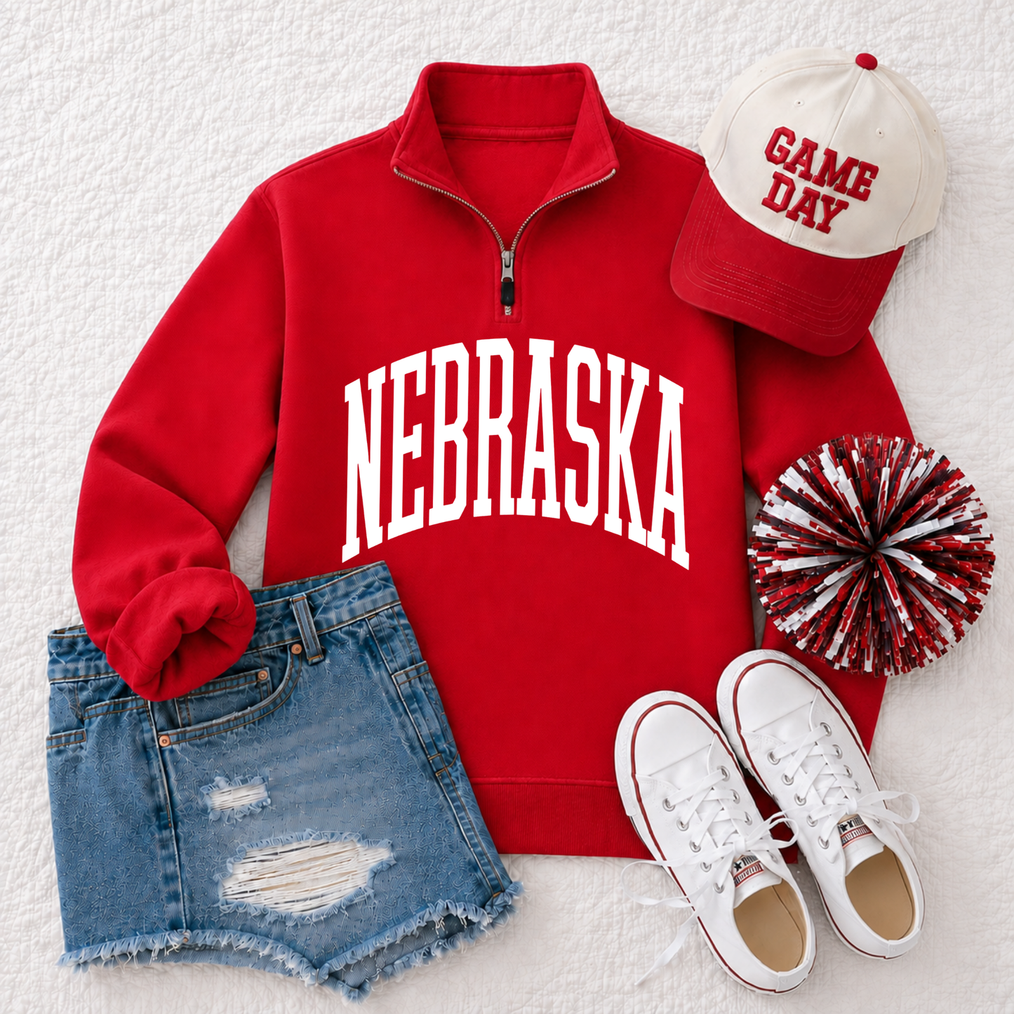 Nebraska Varsity 1/4 Zip