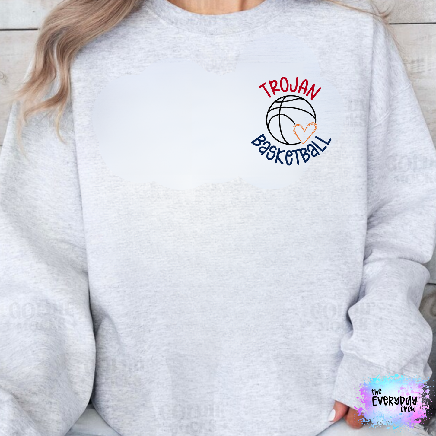 Basketball Heart Pocket