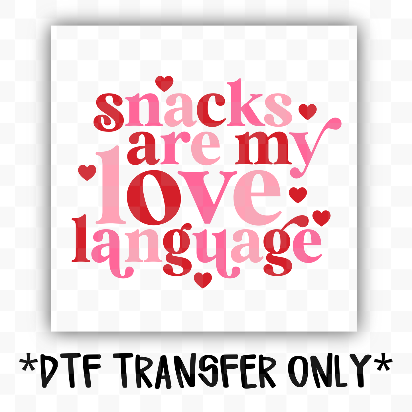 TRANSFER: Snacks are my love language