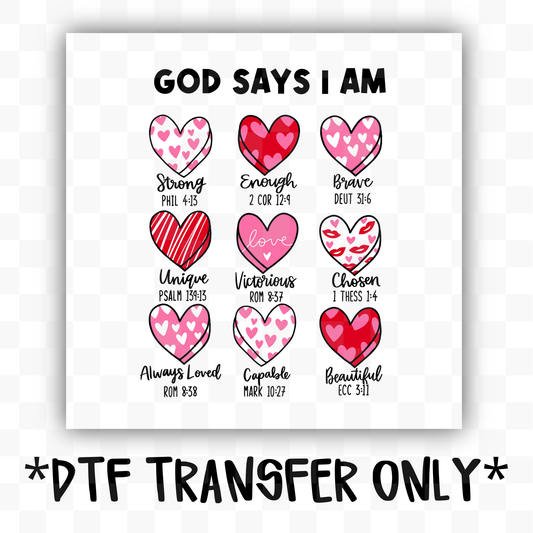 TRANSFER: God Says I am