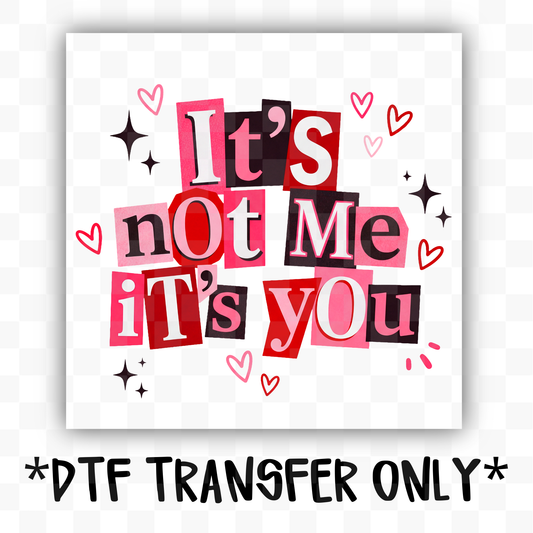 TRANSFER: It's not me, it's you